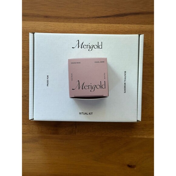 Merigold Cacoa Rose Facial Mask 12g/0.4 Oz with Ritual Kit - NIB - NEW - Picture 1 of 7
